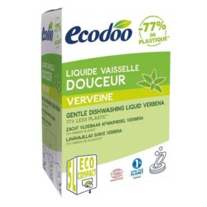 Ecodoo Afwasmiddel vloeibaar zacht verbena bio navul