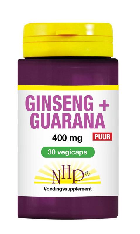 NHP Ginseng guarana 400mg puur