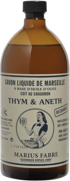 Marius Fabre Nature Marseille zeep tijm dille navul