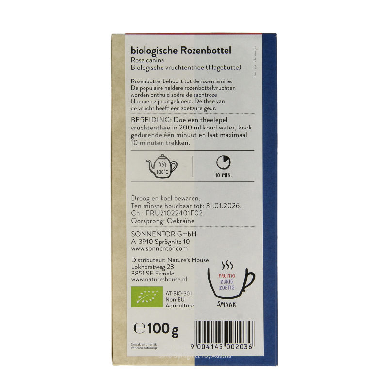 Sonnentor Rozenbottel thee los bio - Afbeelding 3
