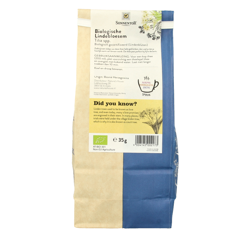Sonnentor Lindebloesem thee los bio - Afbeelding 3