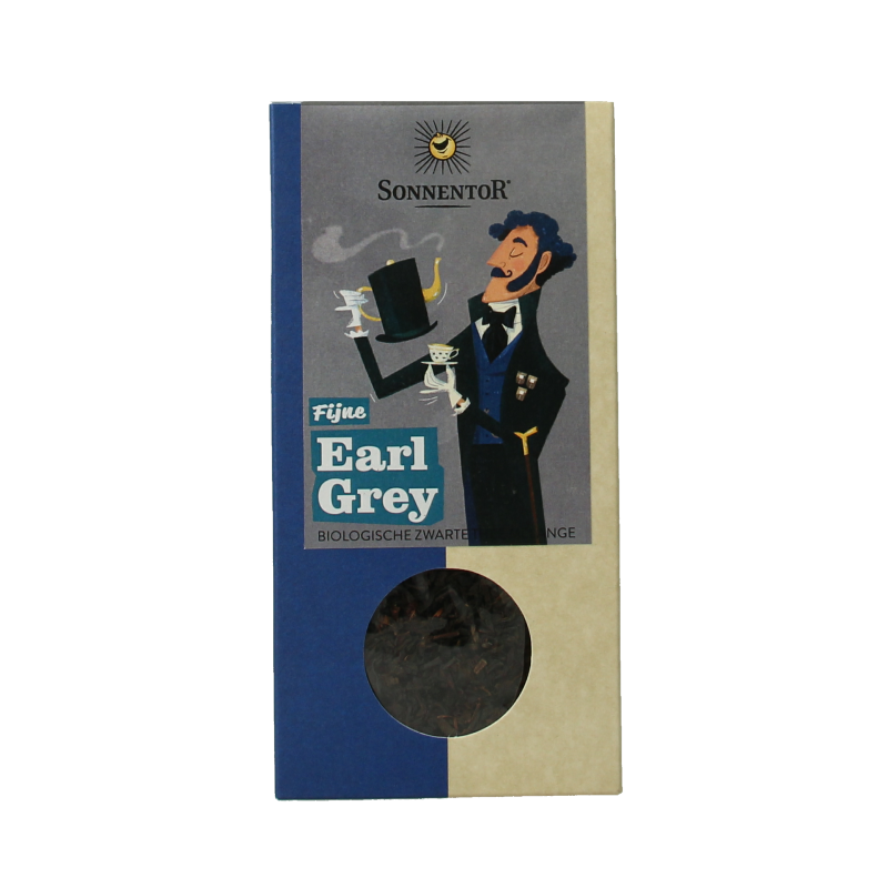 Sonnentor Earl grey zwarte thee los bio