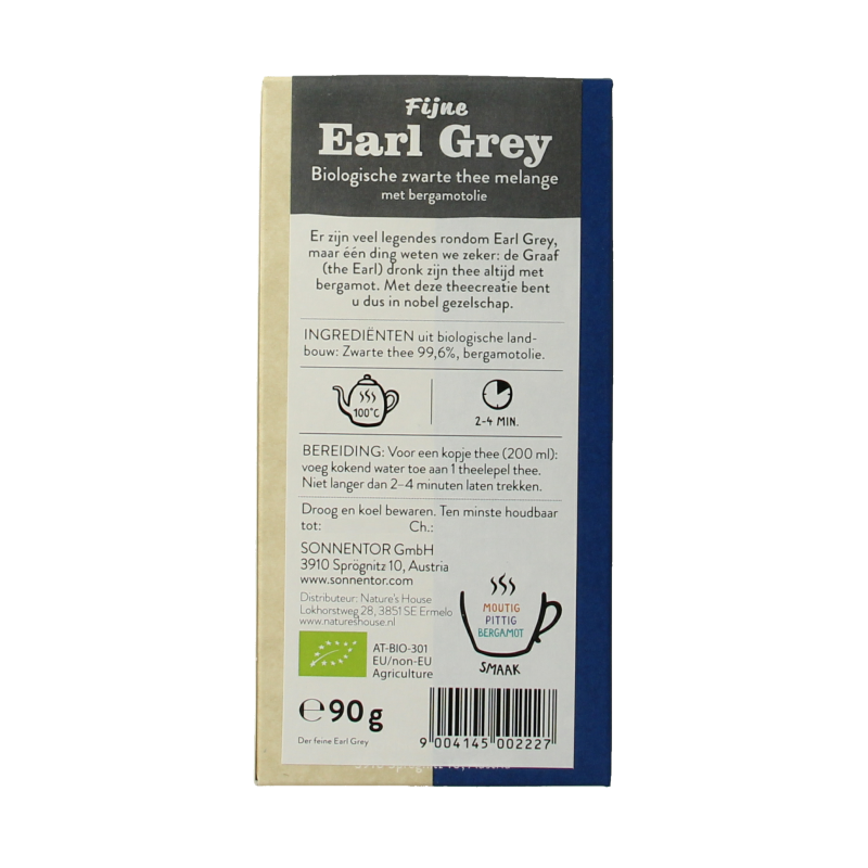 Sonnentor Earl grey zwarte thee los bio - Afbeelding 3