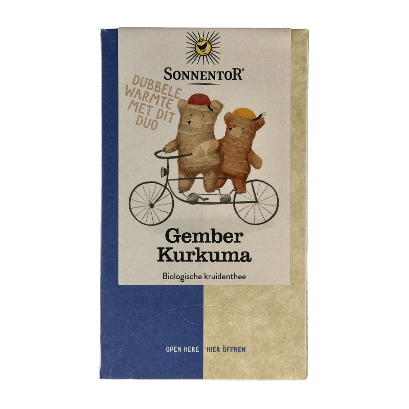 Sonnentor Gember curcuma thee bio