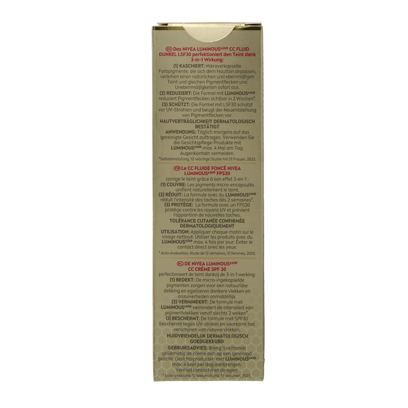 Nivea Cellular luminous 630 fluid dark SPF30 - Afbeelding 4