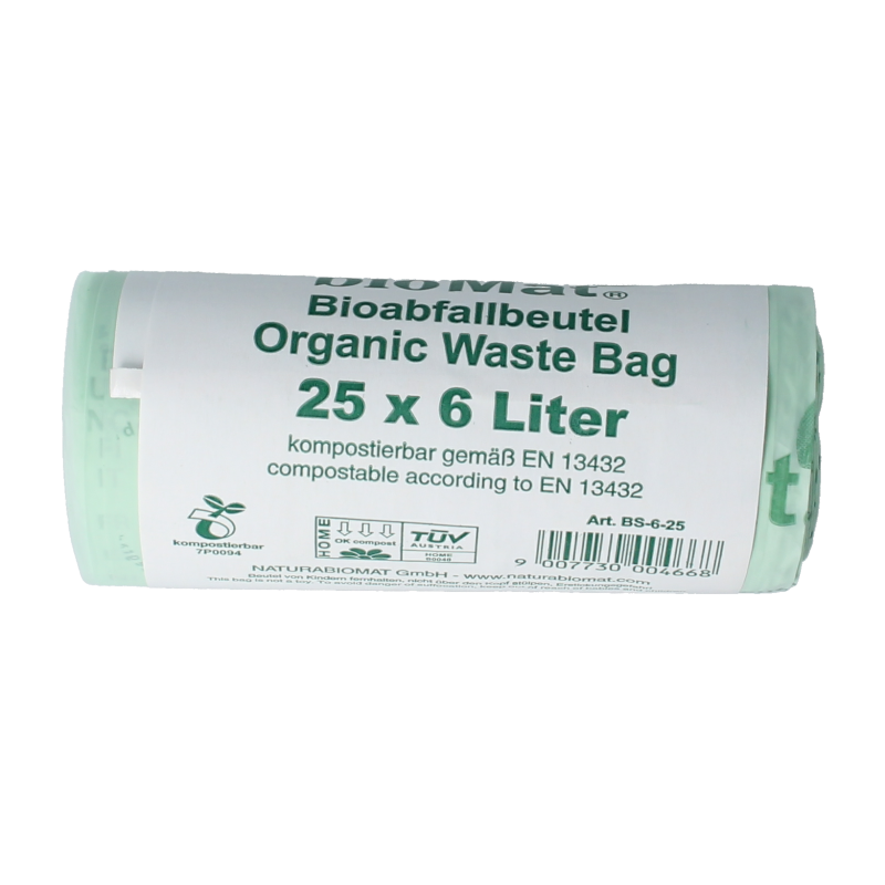 Biomat Wastebag compost 6 liter - Afbeelding 2