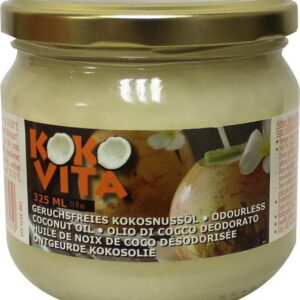 Kokovita Kokosolie geurloos in glas bio