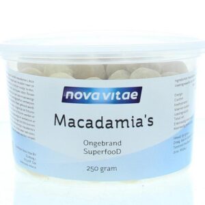 Nova Vitae Macadamia ongebrand raw