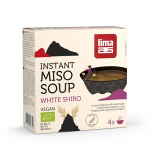 Lima Instant miso soup white shiro 4 x 16.5 gram bio