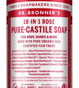 Dr Bronners Liquid soap roos