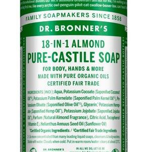 Dr Bronners Liquid soap amandel