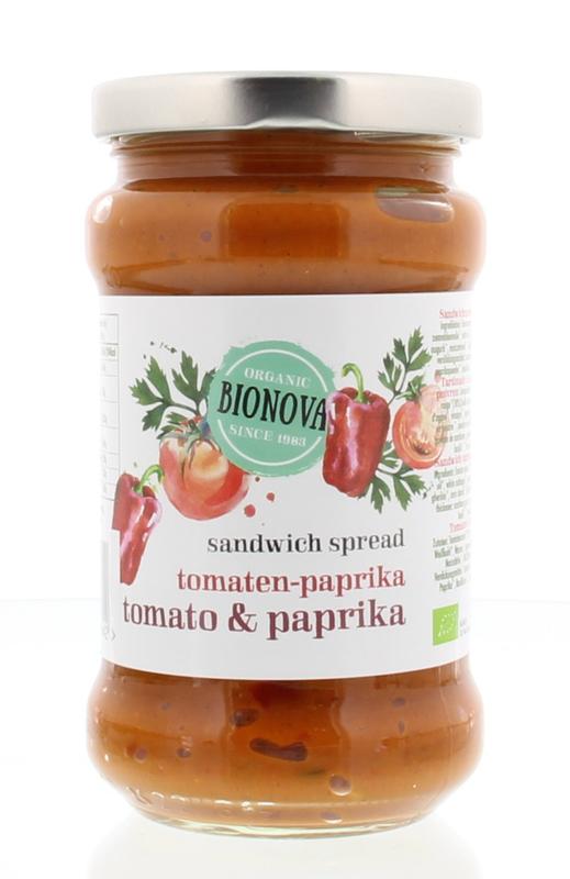 Bionova Sandwichspread tomaat/paprika bio