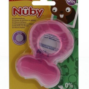 Nuby Siliconen bijtring vis 0 maanden