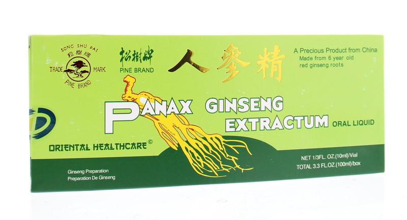 Panax Ginseng Ginseng extract 10 x 10ml