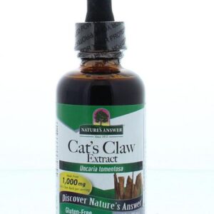 Natures Answer Cat's claw extract uncaria tomentosa alcoholvrij