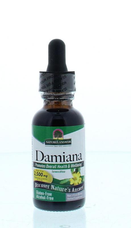 Natures Answer Damiana extract alcoholvrij