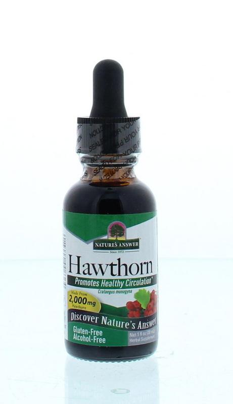Natures Answer Meidoorn extract alcoholvrij