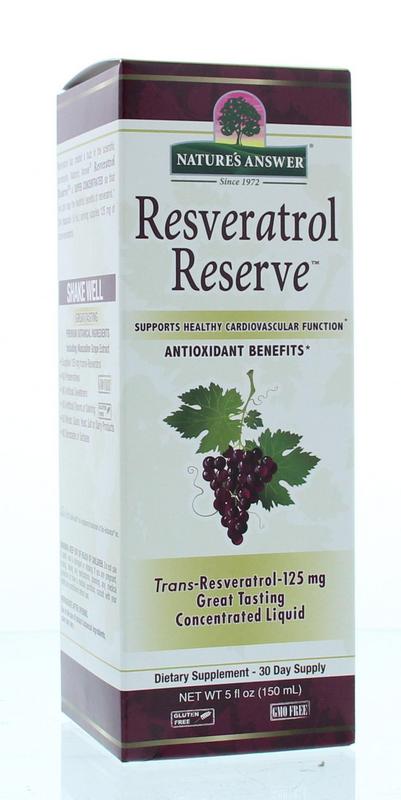 Natures Answer Resveratrol reserve complex vloeibaar