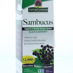 Natures Answer Sambucus vlierbessen extract alcoholvrij
