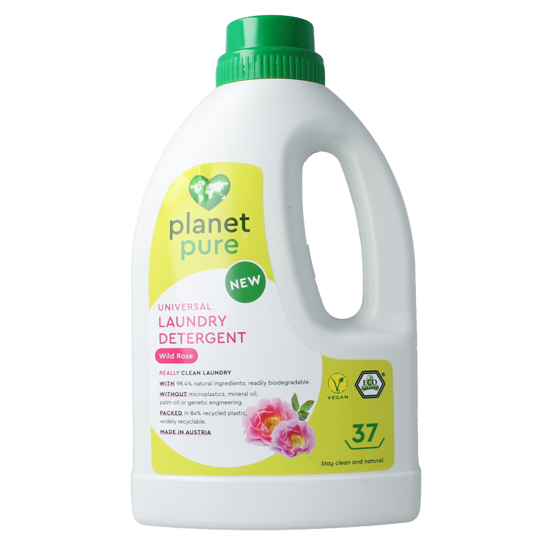 Planet Pure Wasmiddel vloeibaar universeel wild rose
