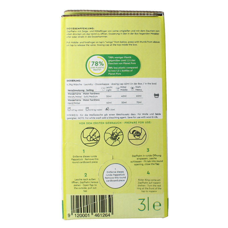 Planet Pure Wasmiddel vloeibaar universeel wild rose - Afbeelding 2