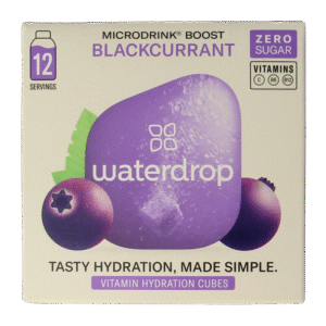 Waterdrop  Microdrink boost blackcurrant bruistabletten