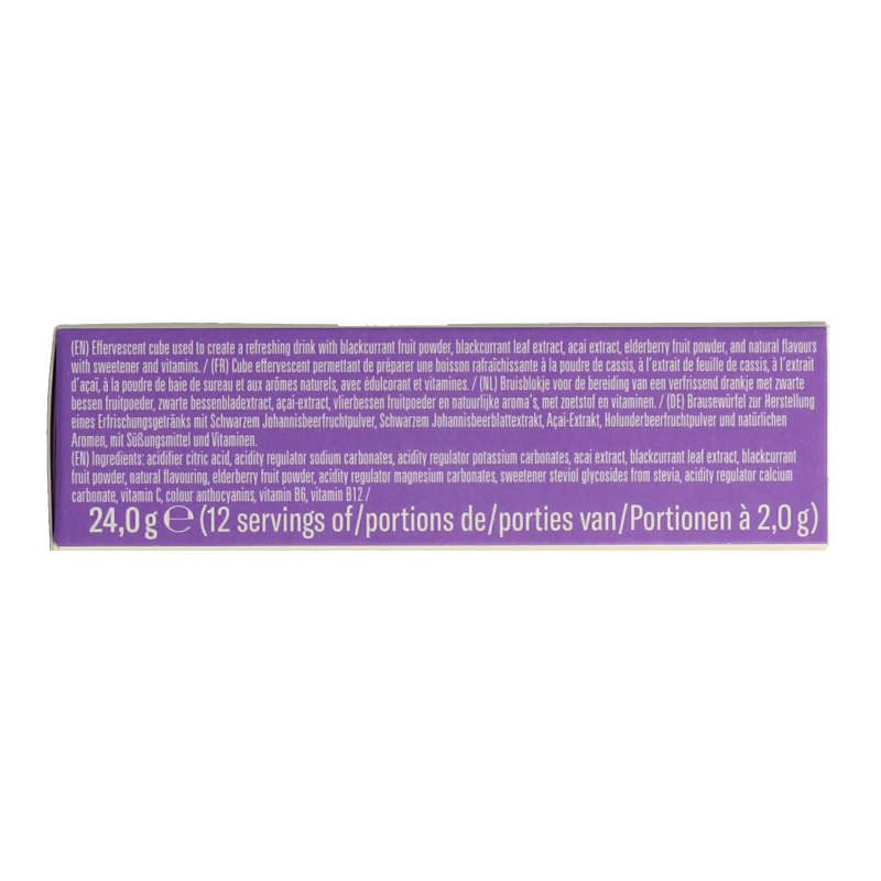 Waterdrop Microdrink boost blackcurrant bruistabletten - Afbeelding 2