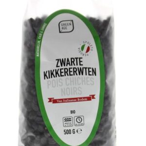 Greenage Zwarte kikkererwten bio