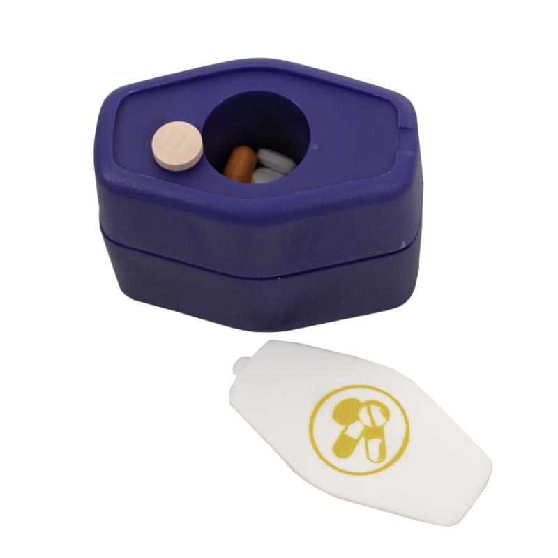 Able 2 Pillenvergruizer blauw