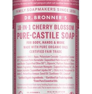 Dr Bronners Liquid soap cherry blossom
