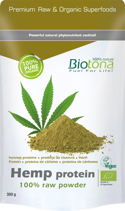 Biotona Hemp raw protein powder bio