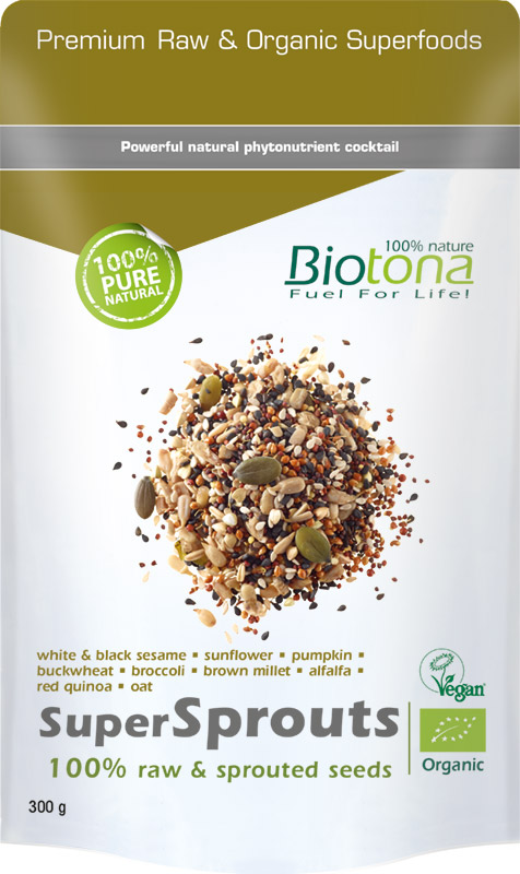 Biotona Supersprouts raw seeds bio