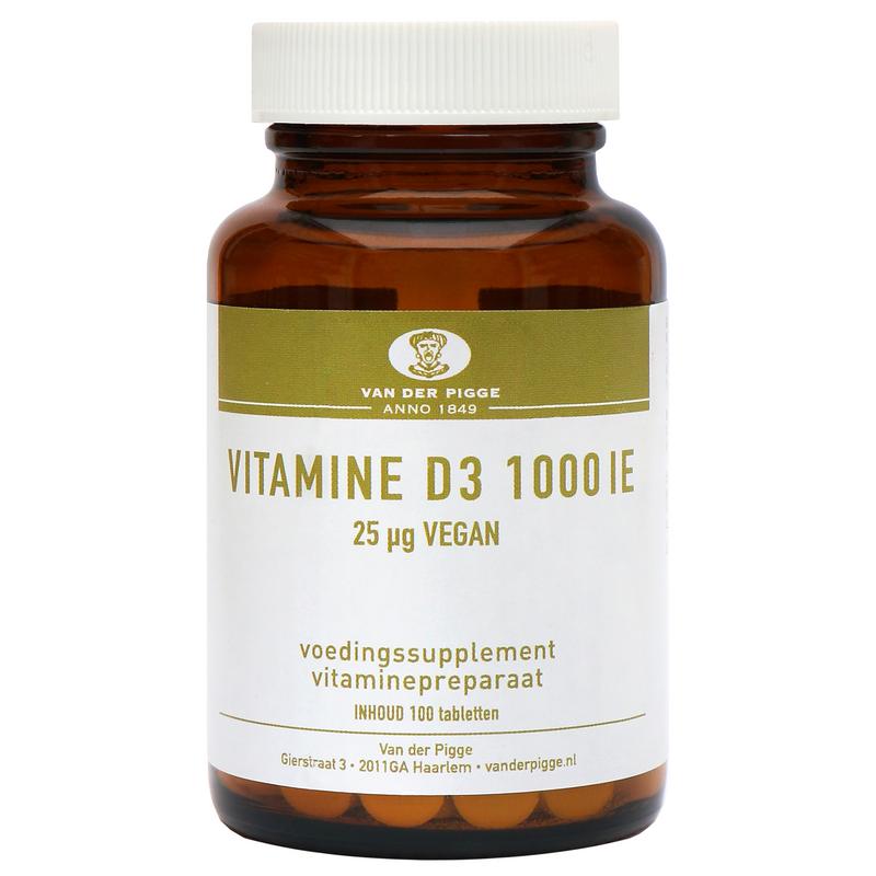 van der Pigge Vitamine D 1000IE vegan