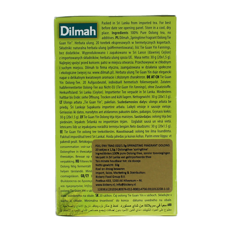 Dilmah Springtime fragrant oolong green tea - Afbeelding 5