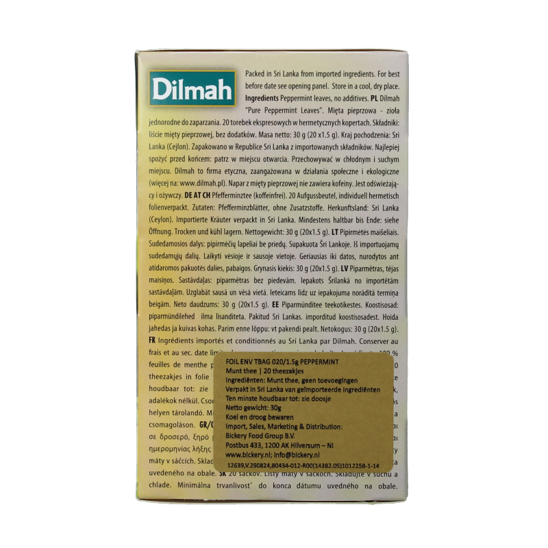 Dilmah Peppermint tea herbal infusion - Afbeelding 5