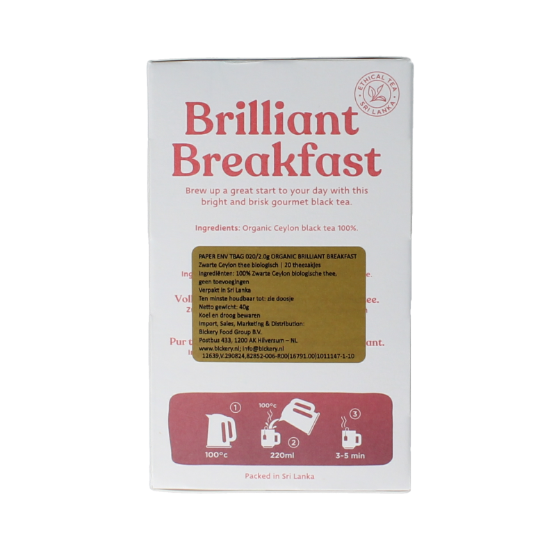 Dilmah Brilliant breakfast tea bio - Afbeelding 4