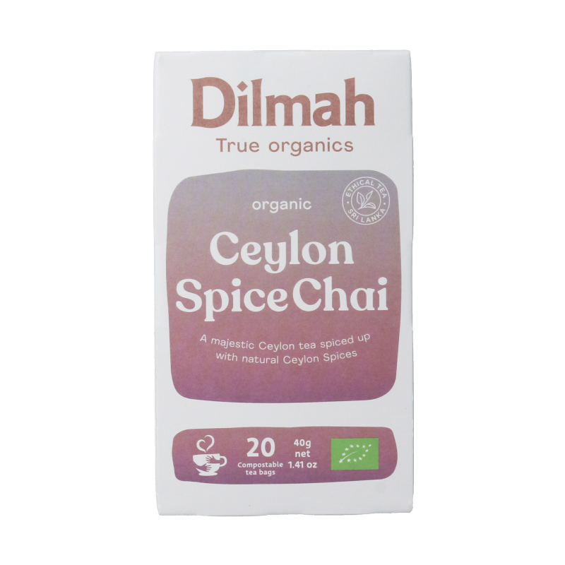 Dilmah Ceylon spice chai tea bio