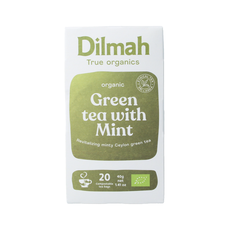 Dilmah Green tea with mint bio