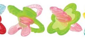 Nuby Silicone bijtring chewbies