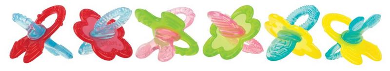 Nuby Silicone bijtring chewbies