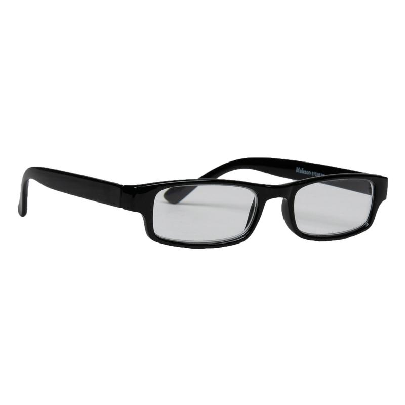 Melleson Eyewear Overkijk leesbril zwart +1.00