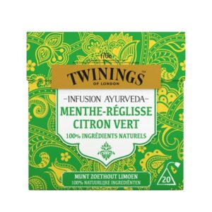 Twinings Ayurveda munt zoethout limoen
