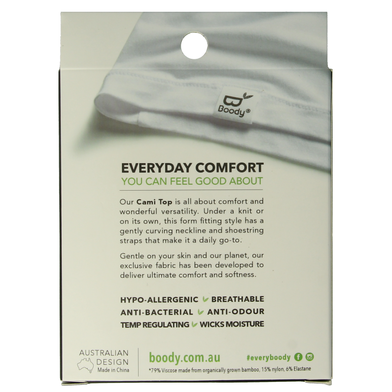 Boody Cami top zwart S - Afbeelding 3