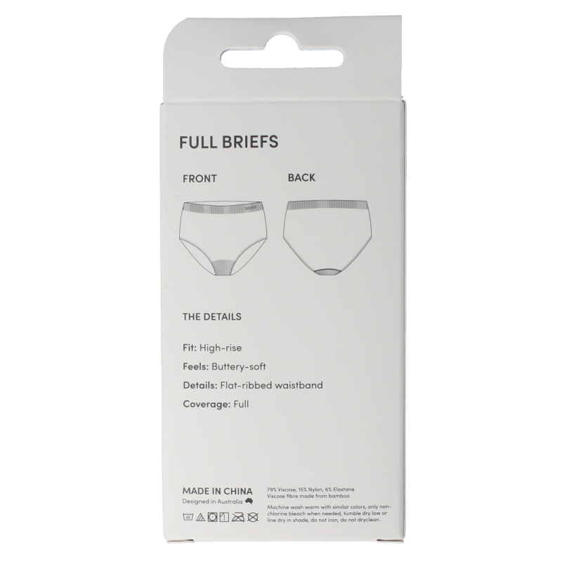 Boody Full brief tailleslip zwart M - Afbeelding 3