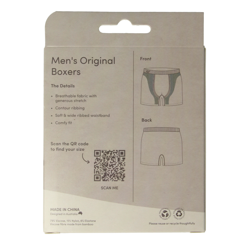 Boody Herenboxer zwart M - Afbeelding 4