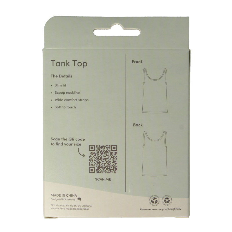 Boody Tank top zwart M - Afbeelding 4