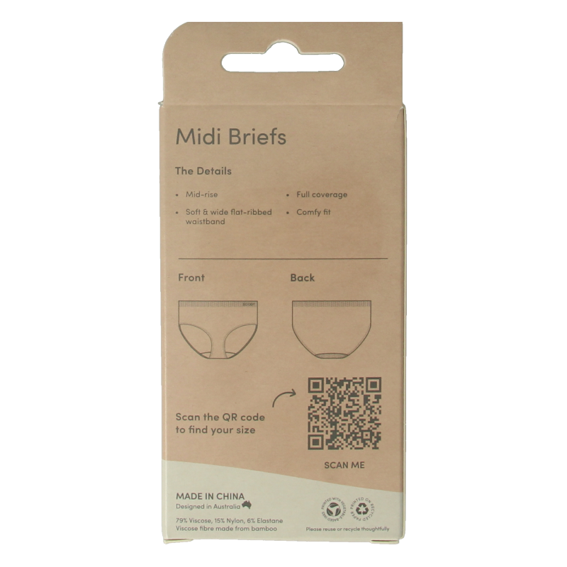 Boody Midi heupslip zwart S - Afbeelding 3