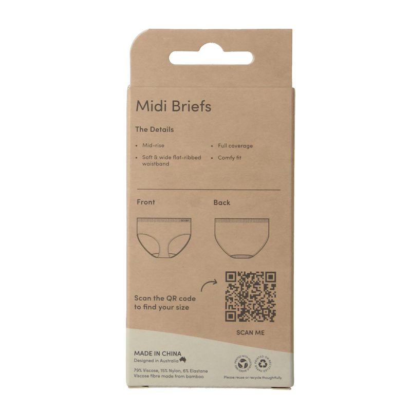 Boody Midi heupslip blush M - Afbeelding 3