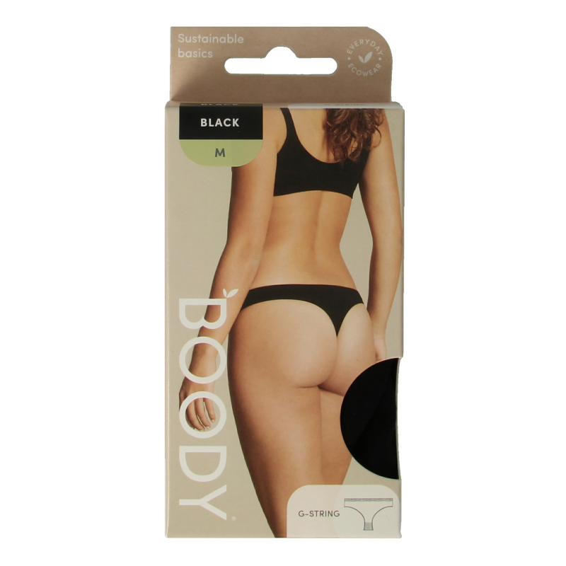 Boody G-string zwart M