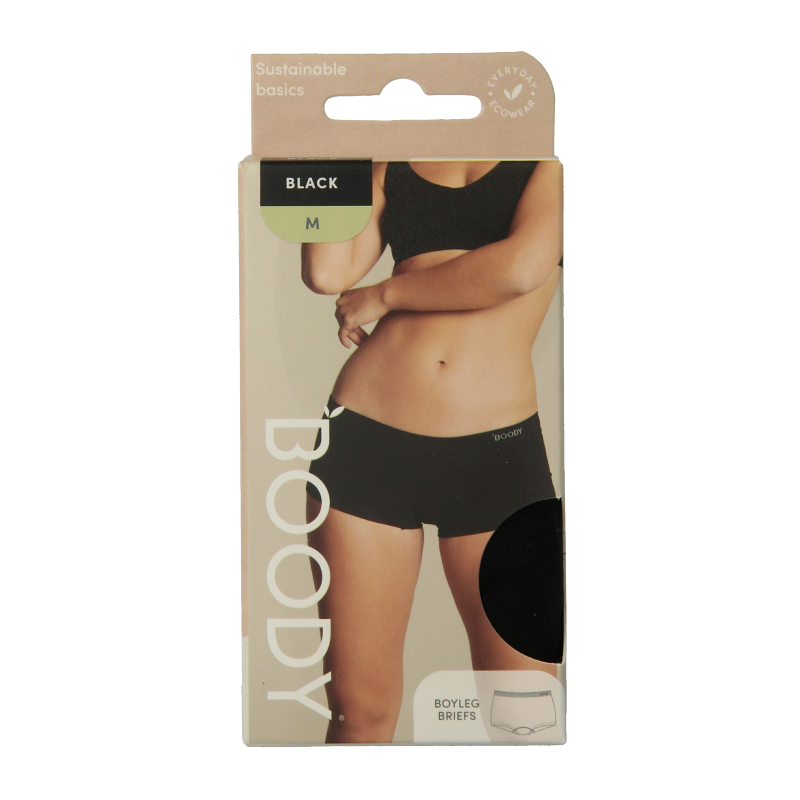 Boody Boyleg damesslip zwart M